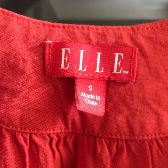 Orange sleeveless tank blouse - Picture 4 of 4